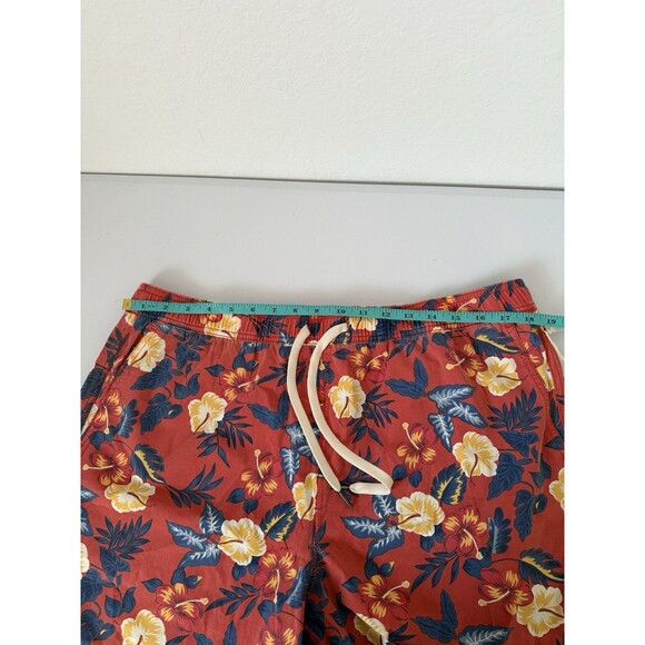 Fair‎ Harbor The Bungalow Water Repellent Swim Trunks Red Tropical Size XXL NWT - Picture 9 of 13
